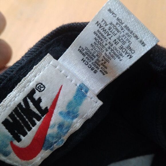 Vintage 90s Nike Swoosh Snap Back Hat Black - Picture 8 of 8